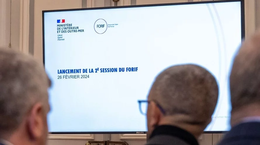 Une délégation du Forum de l'islam de France reçu par Bruno Retailleau