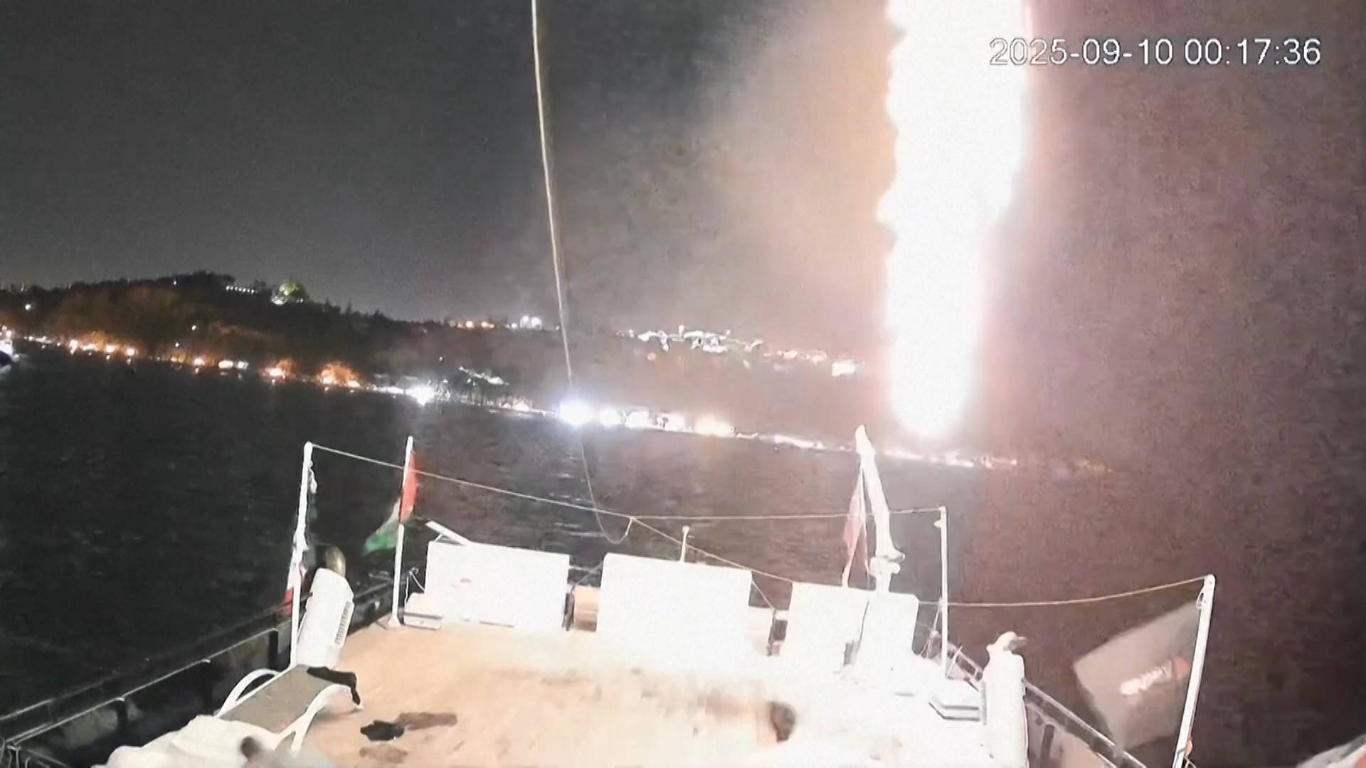Gaza : la Global Sumud Flotilla ciblé par une dizaine de drones