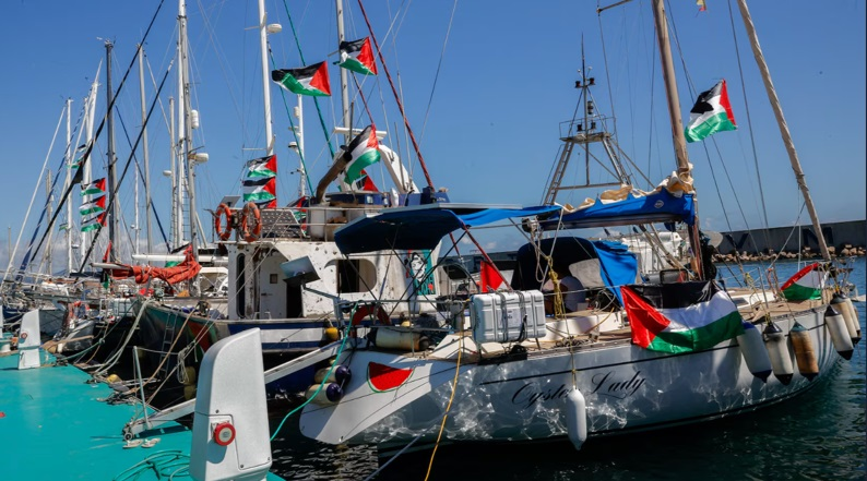 La flottille Global Sumud, en route pour Gaza, fait escale en Tunisie