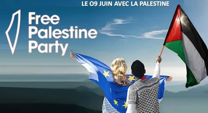 Elections européennes : une liste « Free Palestine party » en prévision